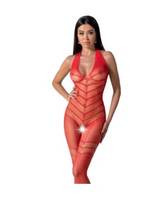 PASSION - BS100 BODYSTOCKING ROJO TALLA UNICA