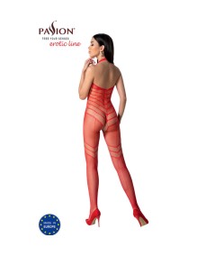 PASSION - BS100 BODYSTOCKING ROJO TALLA UNICA