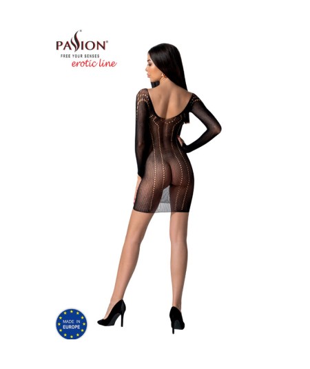 PASSION - BS101 BODYSTOCKING NEGRO TALLA UNICA