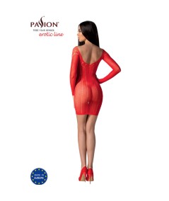 PASSION - BS101 BODYSTOCKING ROJO TALLA UNICA