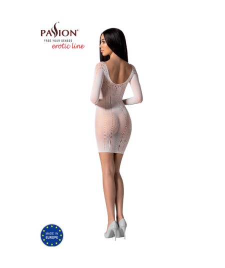 PASSION - BS101 BODYSTOCKING BLANCO TALLA UNICA