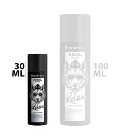 BLACK HOLE - ANAL REPAIR BASE AGUA RELAX CON HYALURON 30 ML