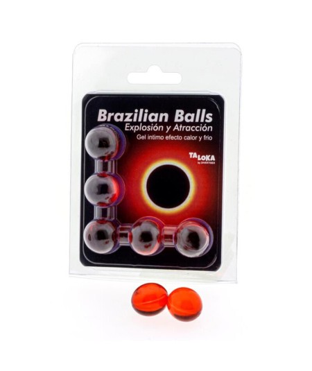 TALOKA - BRAZILIAN BALLS GEL EXCITANTE EFECTO CALOR Y FRÍO 5 BOLAS