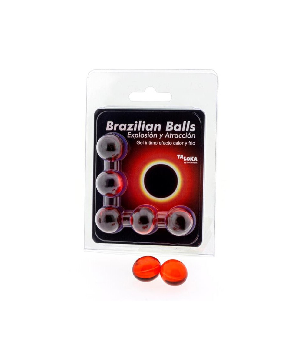 TALOKA - BRAZILIAN BALLS GEL EXCITANTE EFECTO CALOR Y FRÍO 5 BOLAS