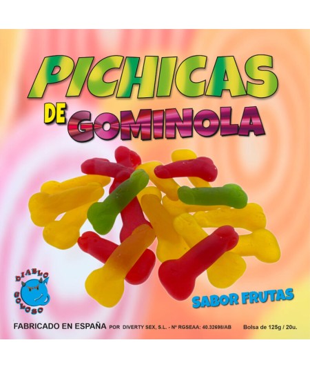 DIABLO PICANTE - PICHITAS DE GOMINOLA FRUTAS