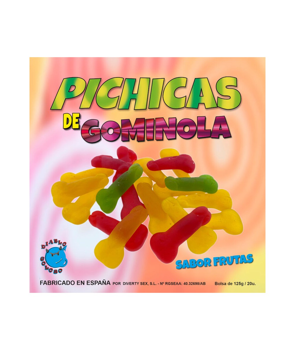 DIABLO PICANTE - PICHITAS DE GOMINOLA FRUTAS