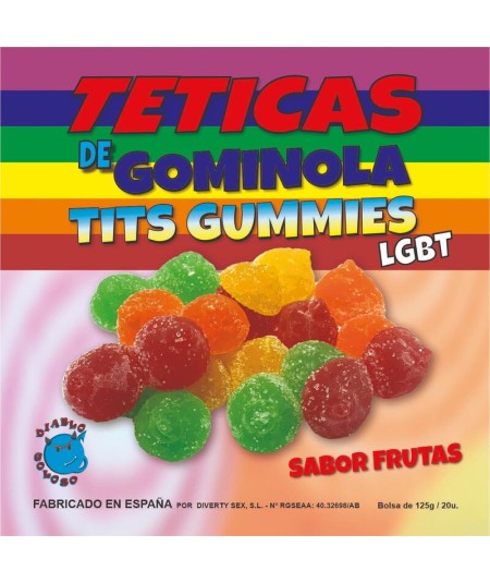 DIABLO GOLOSO - TETICAS DE GOMINOLA AZUCAR SURTIDAS LGTB /es/pt/en/fr/it/