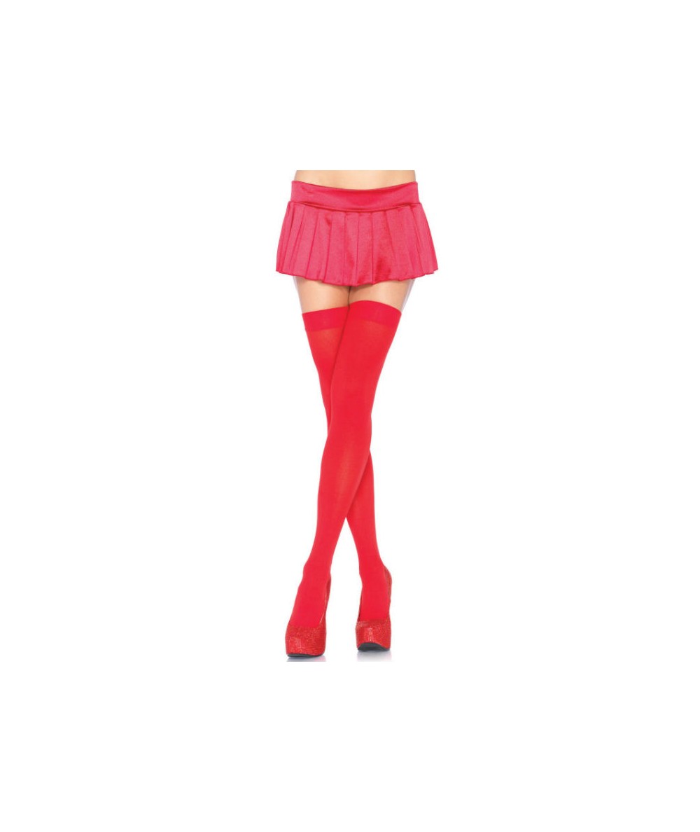 LEG AVENUE MEDIAS OPACAS ROJO