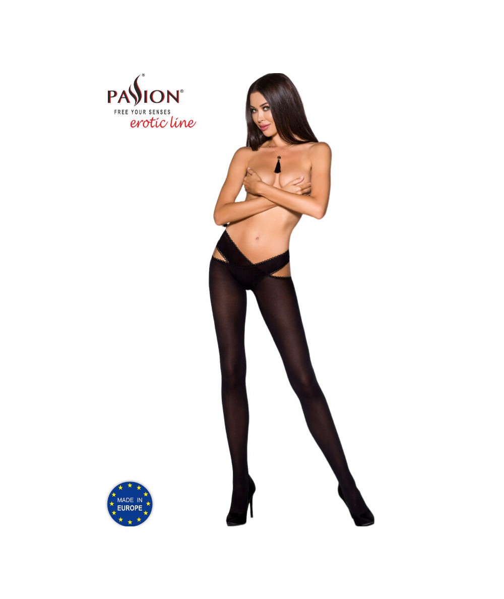 PASSION - TIOPEN 005 MEDIAS NEGRO 3/4 (60 DEN)