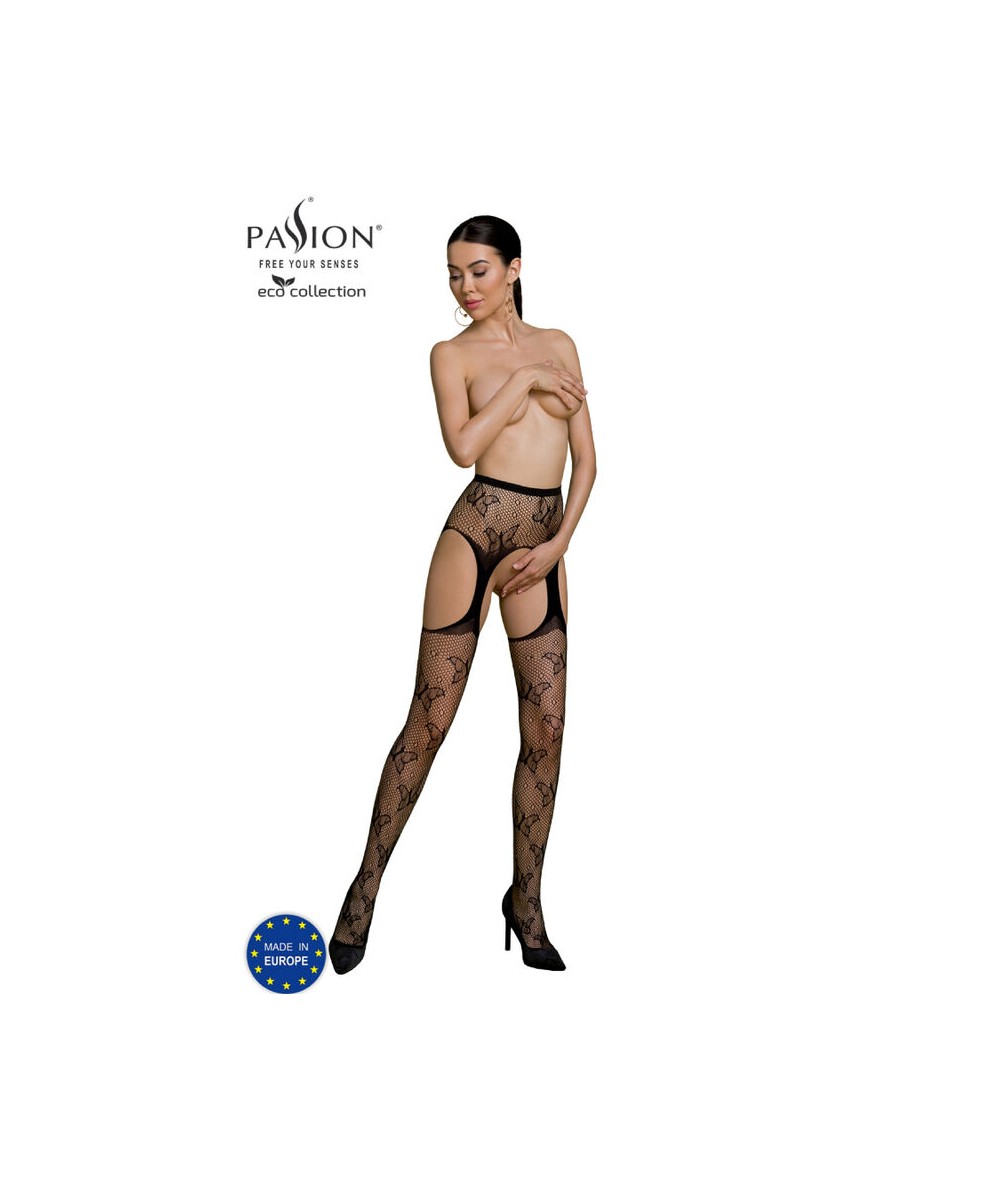 PASSION - ECO COLLECTION BODYSTOCKING ECO S001 NEGRO