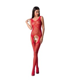 PASSION WOMAN BS061 BODYSTOCKING ROJO TALLA UNICA