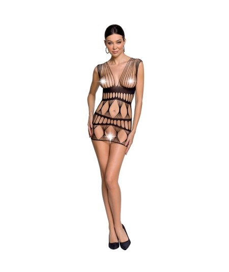 PASSION WOMAN BS089 BODYSTOCKING NEGRO TALLA UNICA