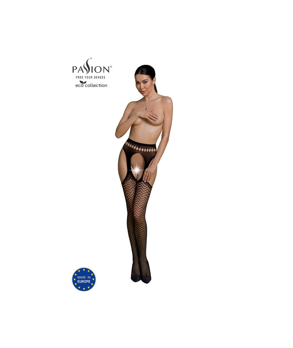 PASSION - ECO COLLECTION BODYSTOCKING ECO S002 NEGRO