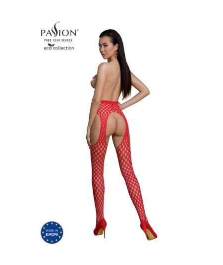 PASSION - ECO COLLECTION BODYSTOCKING ECO S003 ROJO