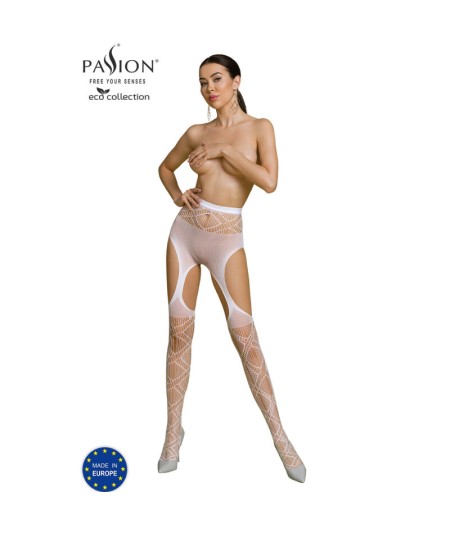 PASSION - ECO COLLECTION BODYSTOCKING ECO S005 BLANCO