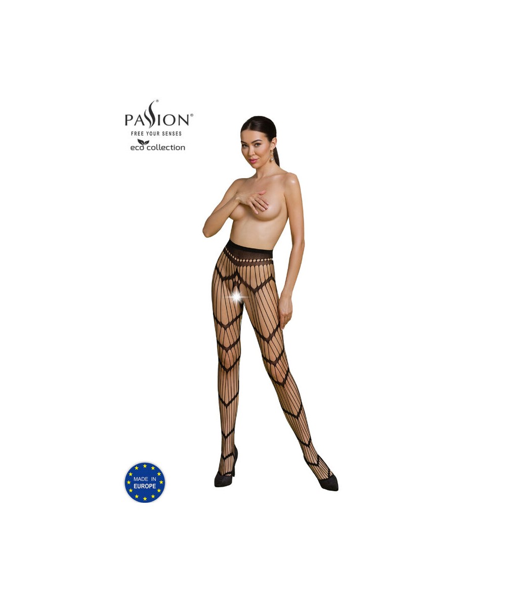 PASSION - ECO COLLECTION BODYSTOCKING ECO S006 NEGRO