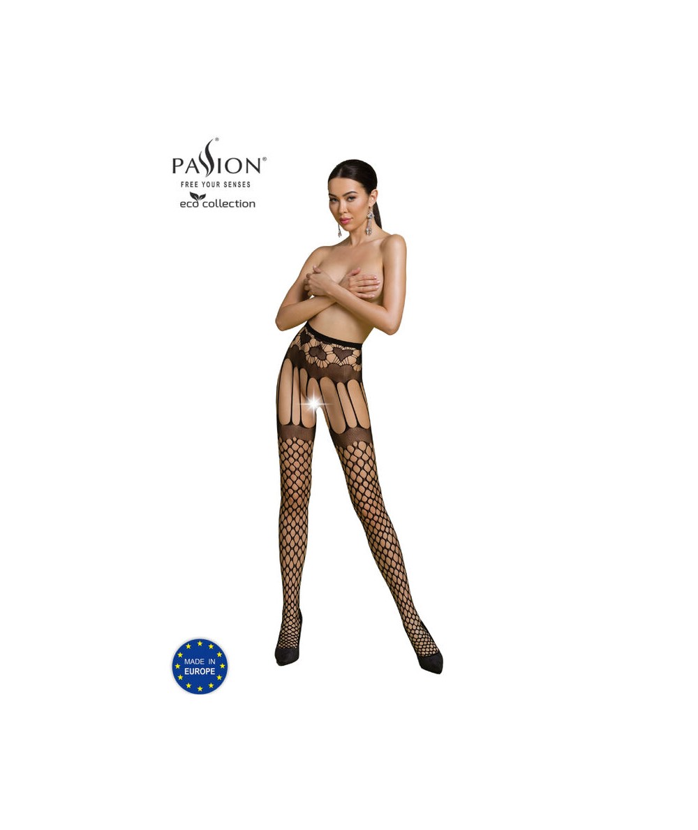 PASSION - ECO COLLECTION BODYSTOCKING ECO S009 NEGRO