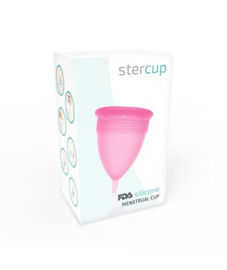 STERCUP COPA MENSTRUAL FDA SILICONE  TALLA L ROSA