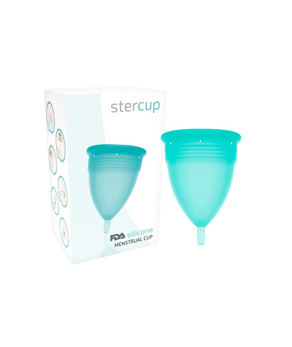 STERCUP COPA MENSTRUAL FDA SILICONE  TALLA L AQUAMARINE