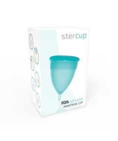 STERCUP COPA MENSTRUAL FDA SILICONE  TALLA L AQUAMARINE