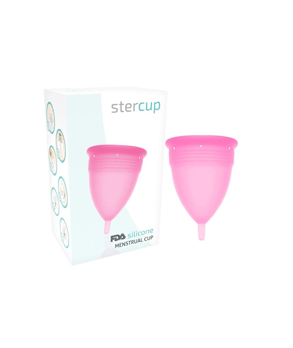 STERCUP COPA MENSTRUAL FDA SILICONE  TALLA S ROSA