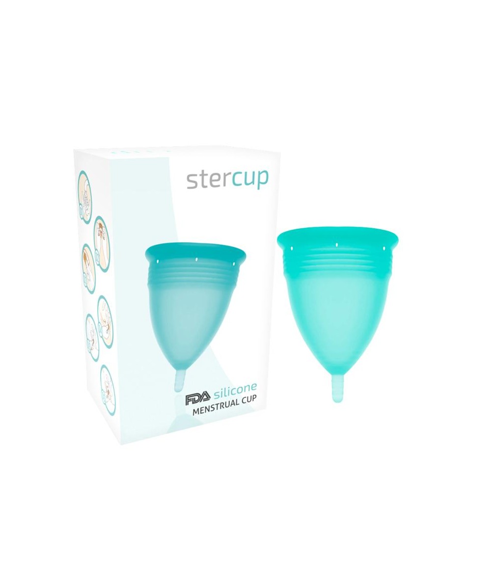 STERCUP COPA MENSTRUAL FDA SILICONE  TALLA S AQUAMARINA