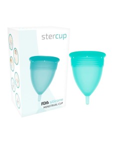 STERCUP COPA MENSTRUAL FDA SILICONE  TALLA S AQUAMARINA