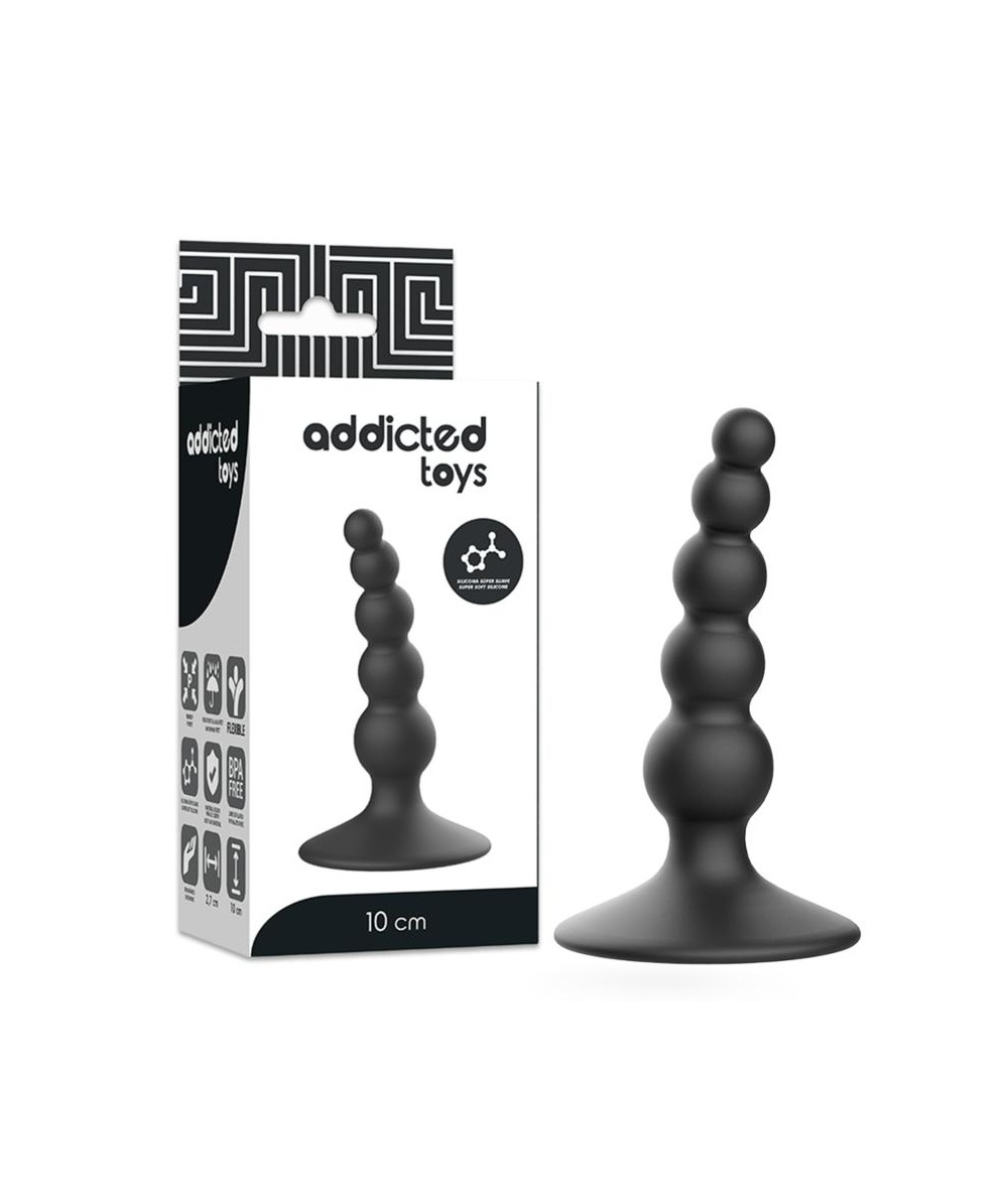 ADDICTED TOYS ANAL SEXUAL PLUG 10CM NEGRO