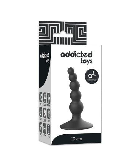 ADDICTED TOYS ANAL SEXUAL PLUG 10CM NEGRO