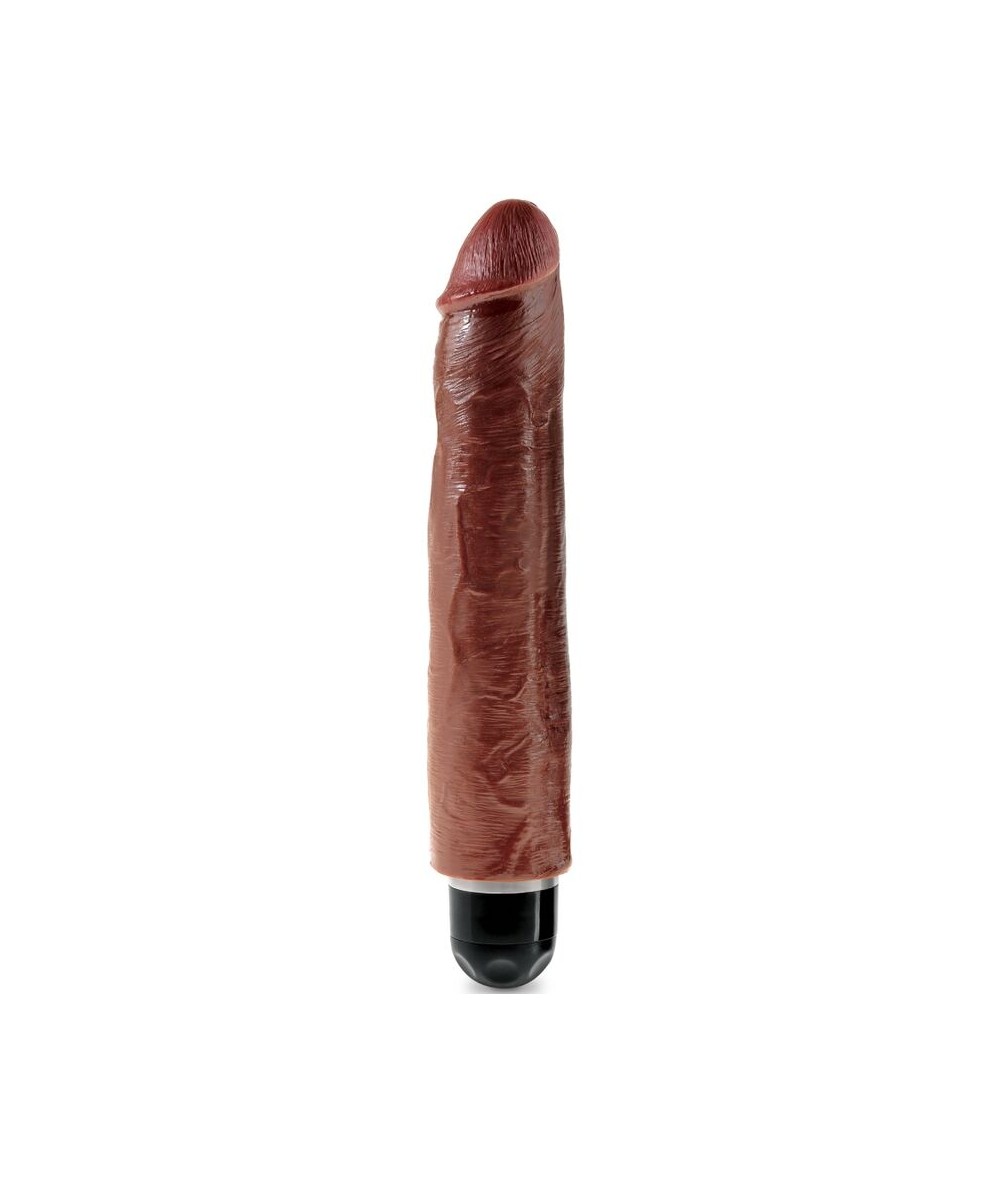 KING COCK - PENE REALISTICO VIBRADOR 25.6 CM MARRON