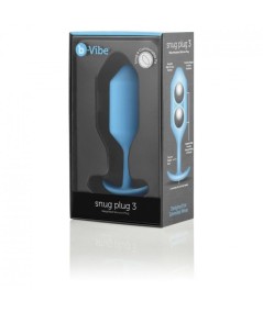 B-VIBE  SNUG PLUG ANAL 3 AZUL CIELO