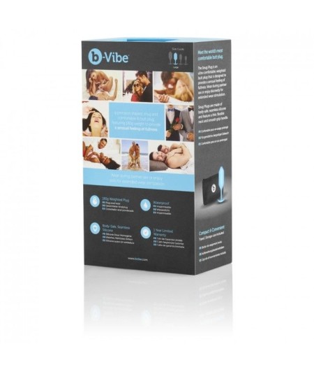 B-VIBE  SNUG PLUG ANAL 3 AZUL CIELO