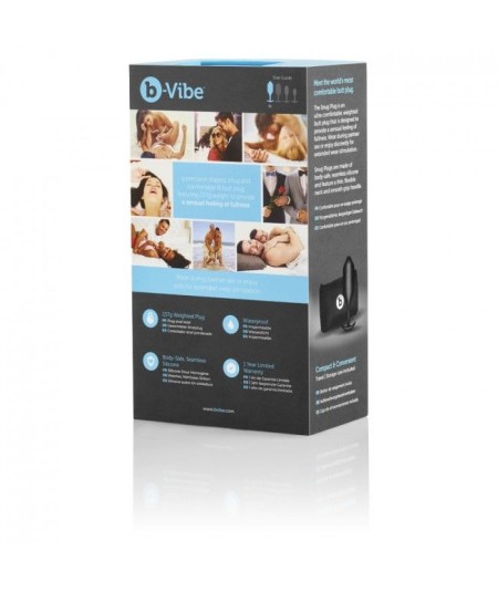 B-VIBE  SNUG PLUG ANAL 4 NEGRO