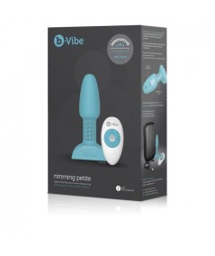 B-VIBE RIMMING CONTROL REMOTO ANAL PLUG  PETITE  TEAL