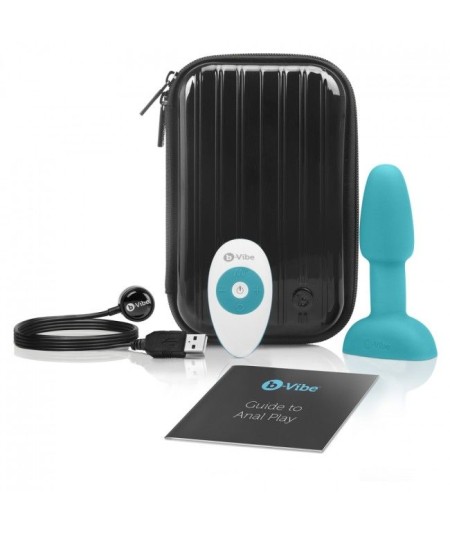 B-VIBE RIMMING CONTROL REMOTO ANAL PLUG  PETITE  TEAL