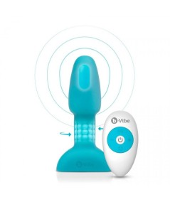 B-VIBE RIMMING CONTROL REMOTO ANAL PLUG  PETITE  TEAL