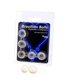 TALOKA - BRAZILIAN BALLS GEL EXCITANTE EFECTO FRIO Y VIBRACIÓN 5 BOLAS