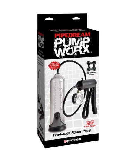 PUMP WORX - BOMBA DE POTENCIA PRO-GAUGE TRANSPARENTE