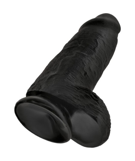 KING COCK - PENE REALISTICO CHUBBY 23 CM NEGRO