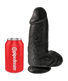 KING COCK - PENE REALISTICO CHUBBY 23 CM NEGRO