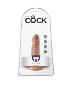 KING COCK - PENE REALISTICO 12 CM CARAMELO