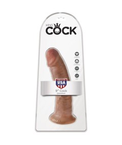 KING COCK - PENE REALISTICO 21.7 CM CARAMELO