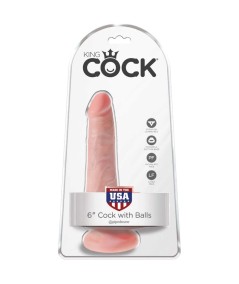 KING COCK - PENE REALISTICO CON TESTICULOS 13.5 CM NATURAL