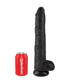 KING COCK - PENE REALISTICO CON TESTICULOS 30.5 CM NEGRO