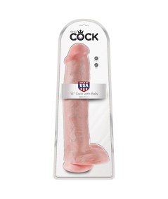 KING COCK - PENE REALISTICO CON TESTICULOS 34.2 CM NATURAL