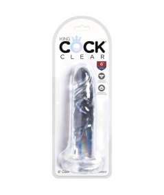 KING COCK CLEAR - PENE REALISTICO 15.5 CM TRANSPARENTE