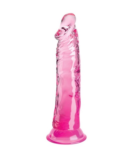 KING COCK CLEAR - PENE REALISTICO  19.7 CM ROSA