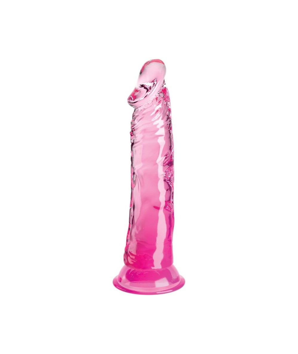 KING COCK CLEAR - PENE REALISTICO  19.7 CM ROSA