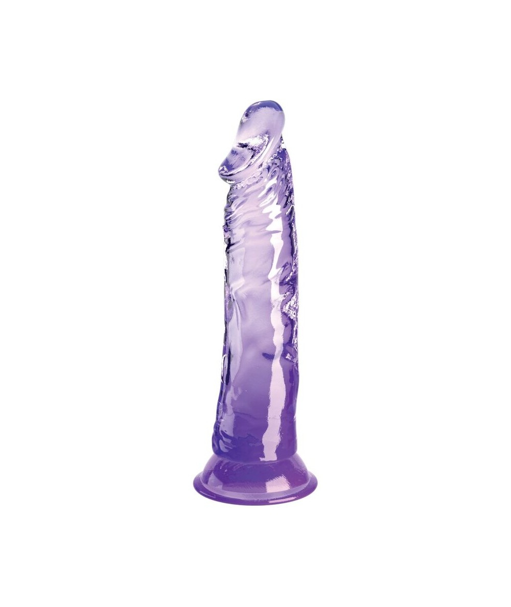 KING COCK CLEAR - PENE REALISTICO 19.7 CM MORADO