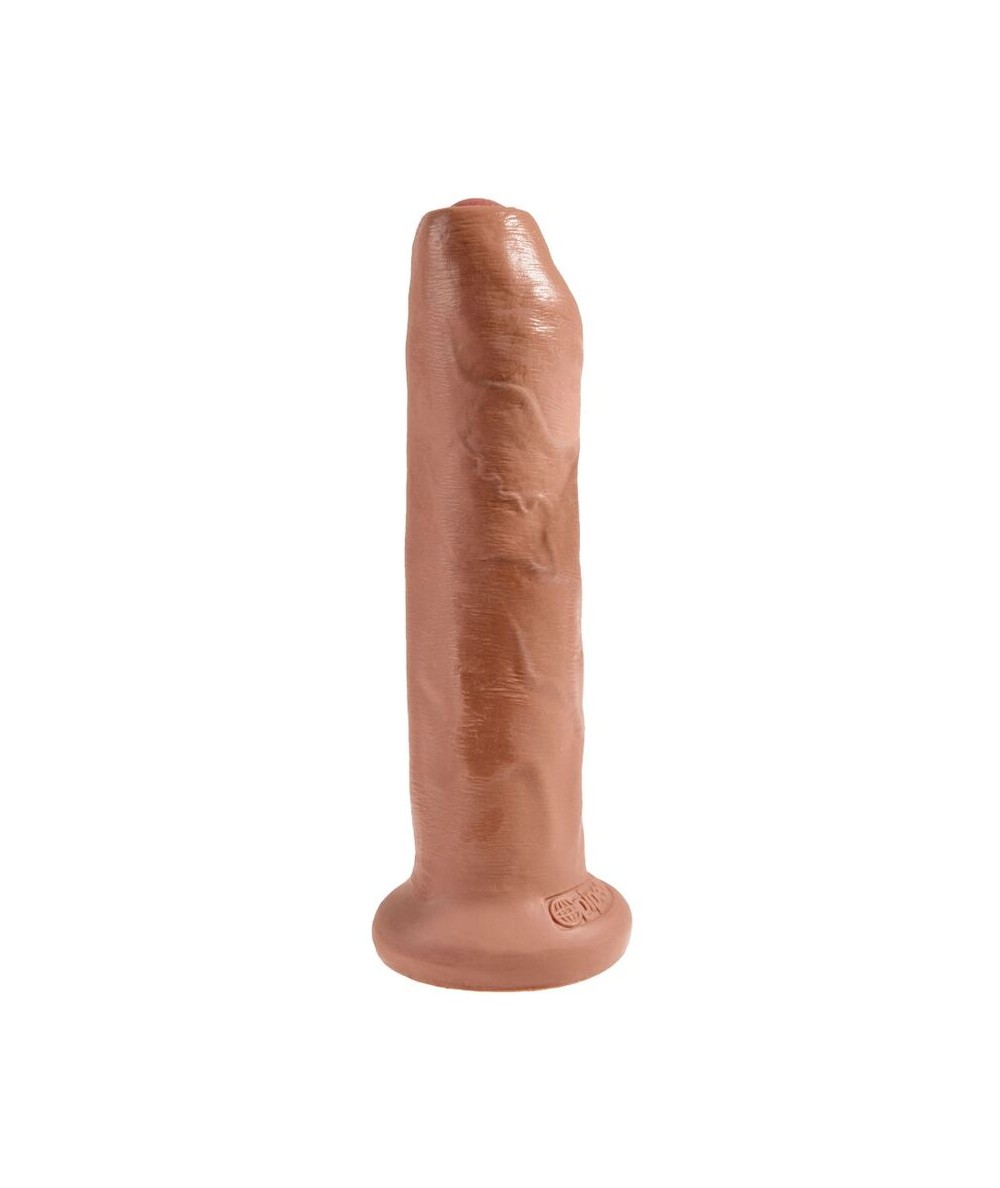 KING COCK - PENE REALISTICO CON PREPUCIO 17.8 CM CARAMELO